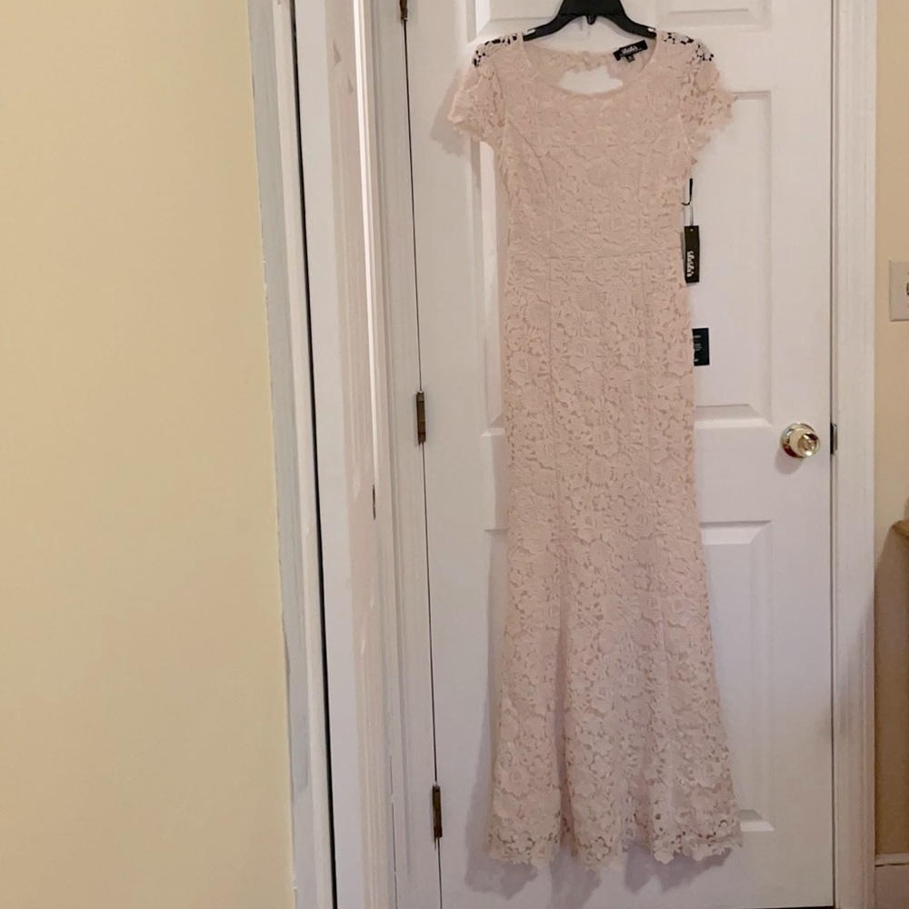 Cream/Off White Lulus Maxi Dress